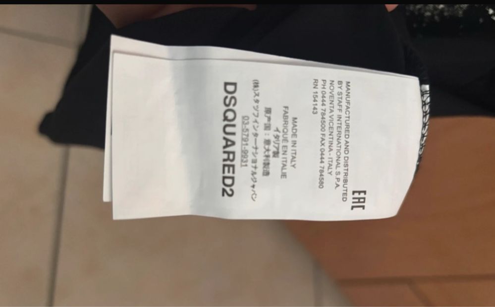 Dsquared2 t-shirt Tamanho M