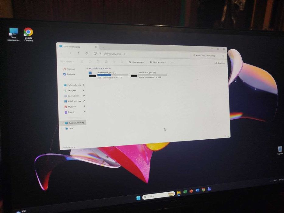 HP ProDesk 400 G3 mini  i3 7100T 3.4 МГц DDR4 8 GB 2400 Windows 11