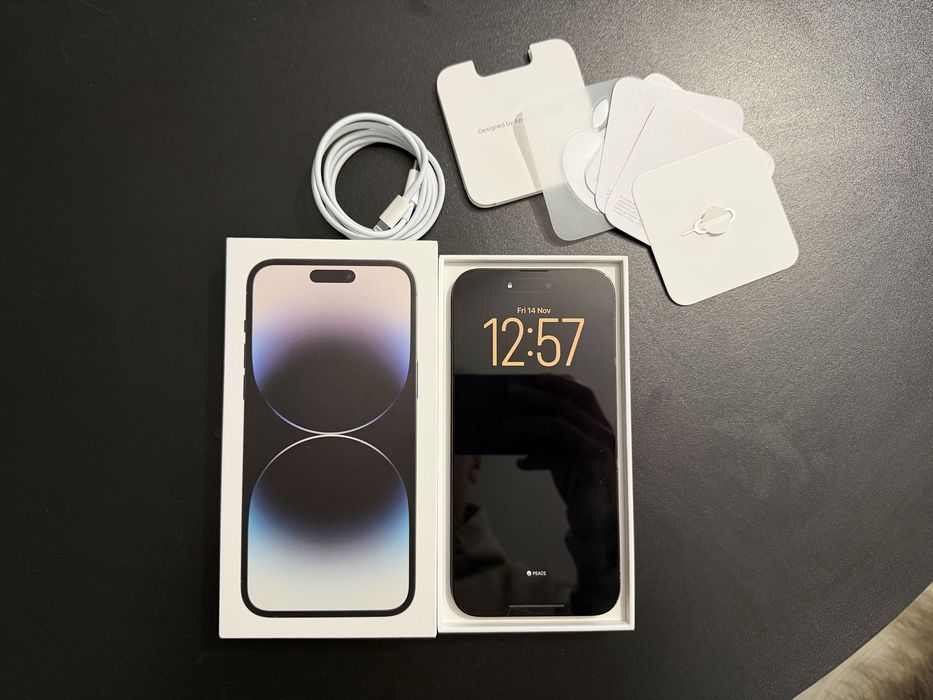 Iphone 14 Pro Max 256GB Gwiezdna Czerń super stan