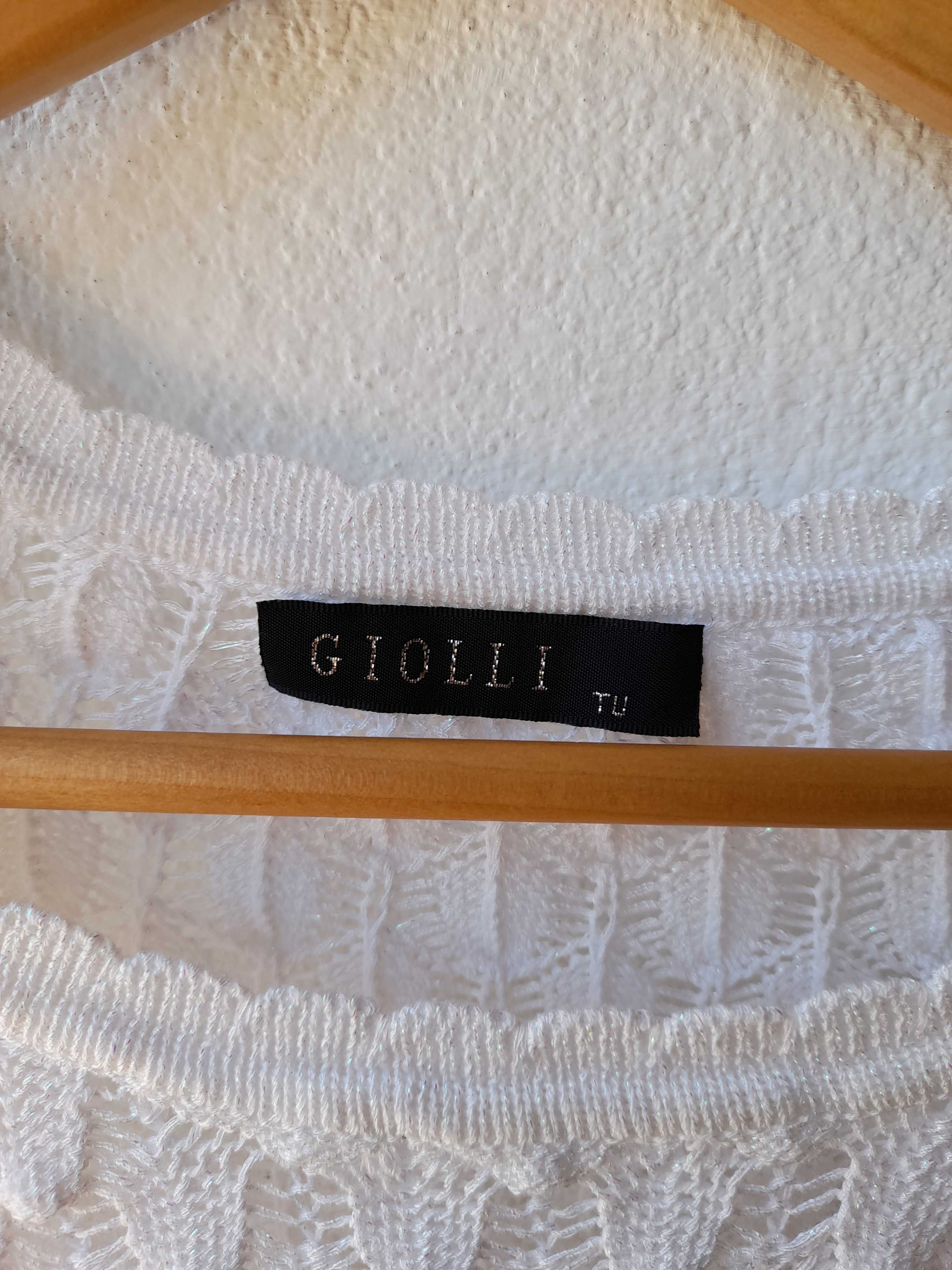 Camisola de malha brilhante, estilo borboleta da Giolli - Nunca usada