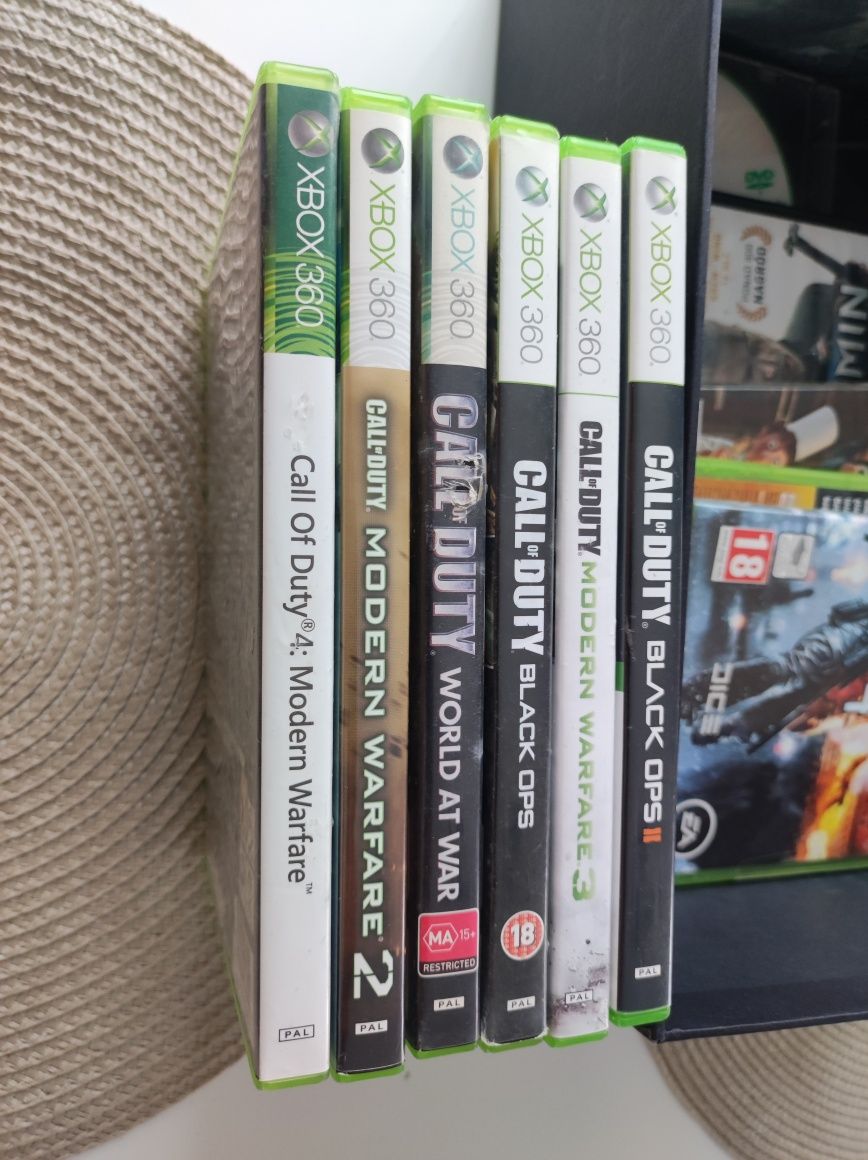CALL OF DUTY zestaw Xbox 360