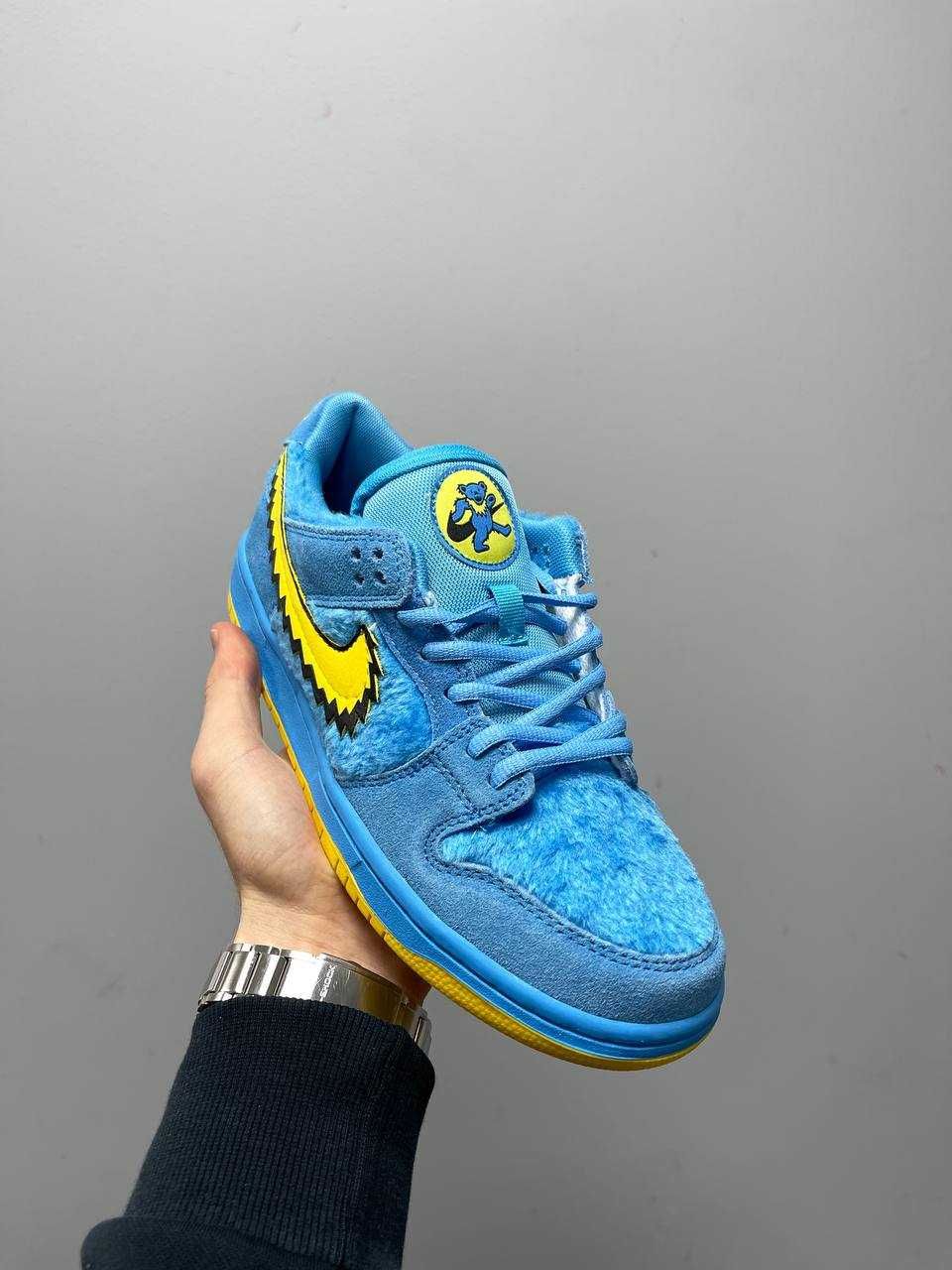 Жіночі кросівки Nike SB Dunk Low x Grateful Dead Blue Bear