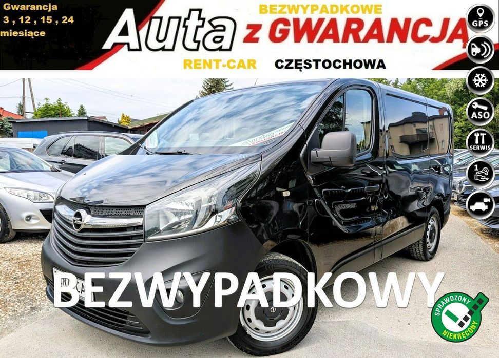 Opel Vivaro  1.6D*145PS*Ciężarowy BUS 3-Osoby Bezwypadkowy Klima*VIP GWARANCJA 24M