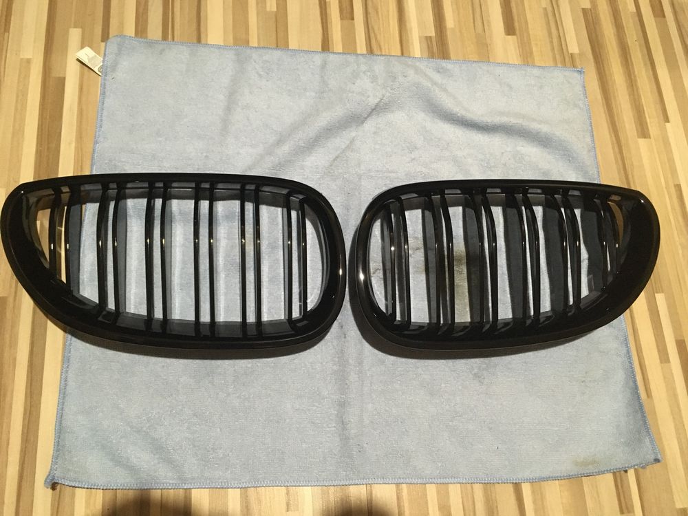 Grill Nerki Bmw e60 Czarny Połysk Nowe