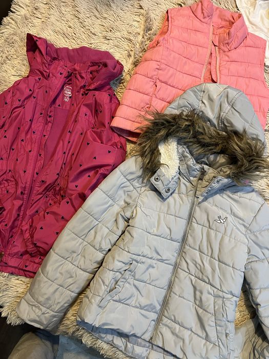 Zestaw mix paka ubrań dla dziewczynki rozmiar 134/140