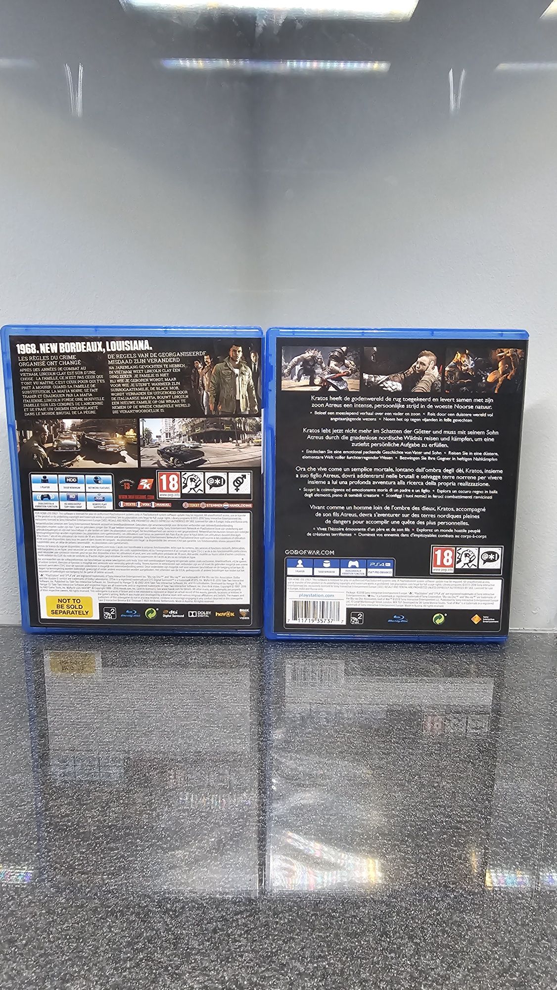 Pack 2X jogos Mafia III 3 God of War PS4 PlayStation 4