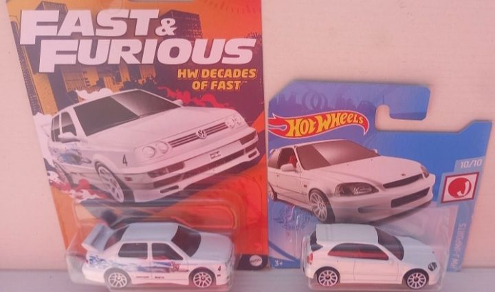 Volkswagen jetta fast & furious honda civic hot wheels