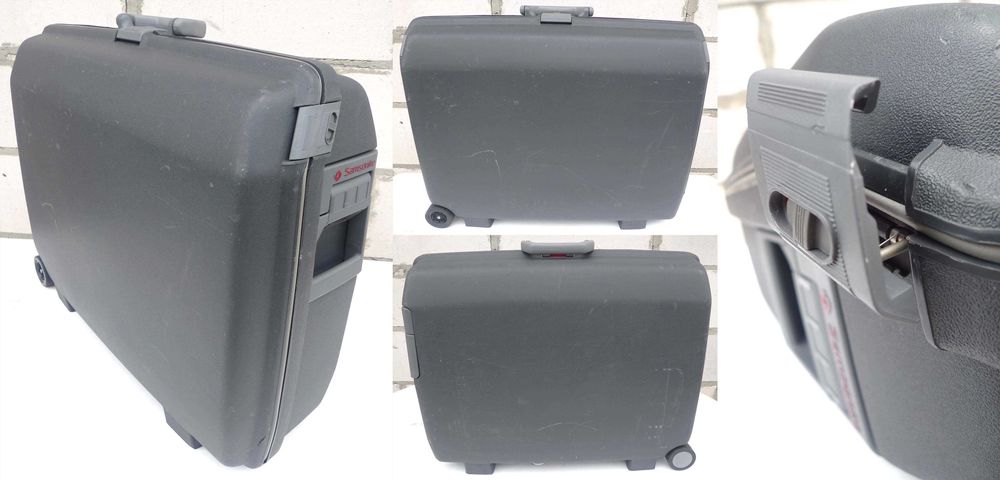 Walizka Samsonite z tworzywa 68x54x23cm koła transportowe