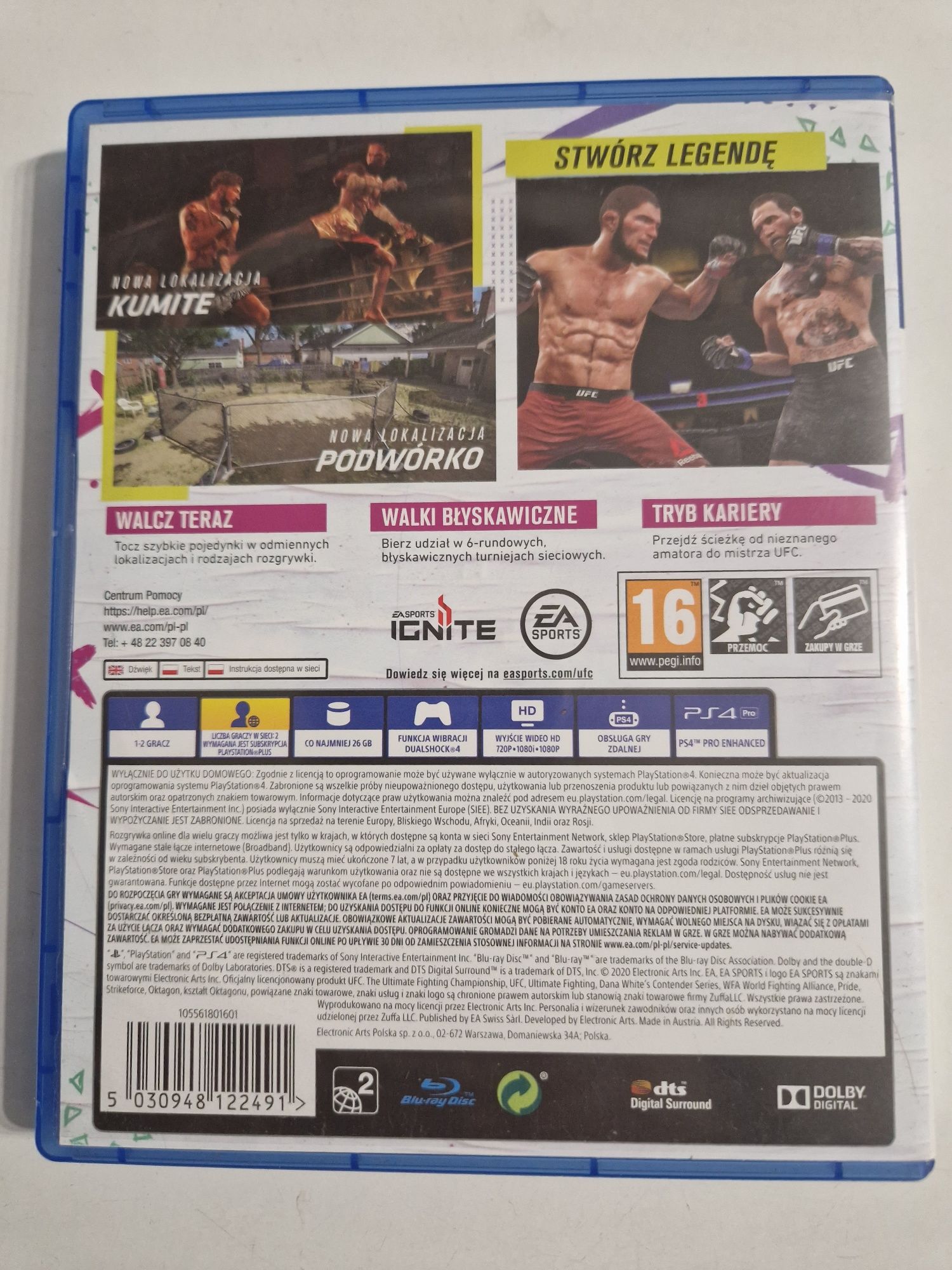 Gra UFC 4 PS4 Komis