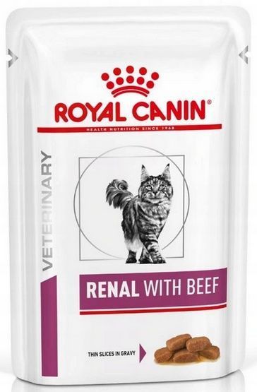 Karma dla kotów ze schorzeniami nerek - Royal Canin z wołowiną 85g