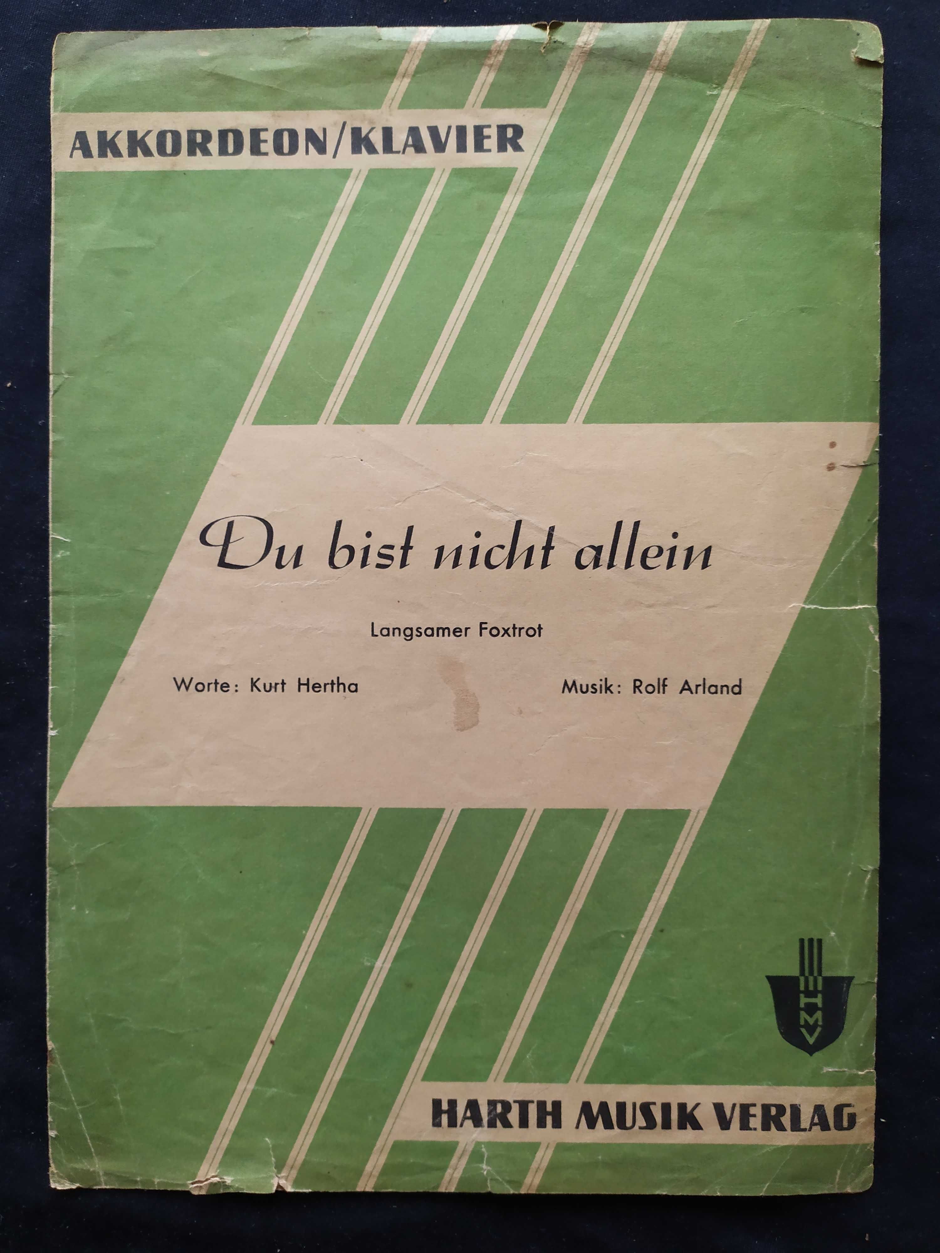 akkordeon/klavier, Du bist nicht allein, harth musik verlag, NUTY 1965