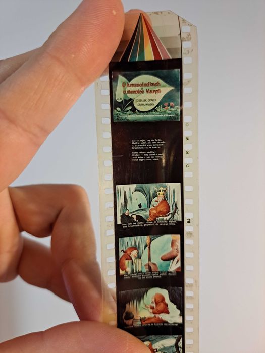 Zestaw (A) bajki na rzutnik projektor diaskop PRL