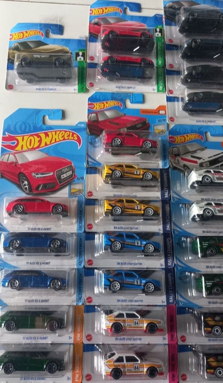 Vários Audi hot wheels