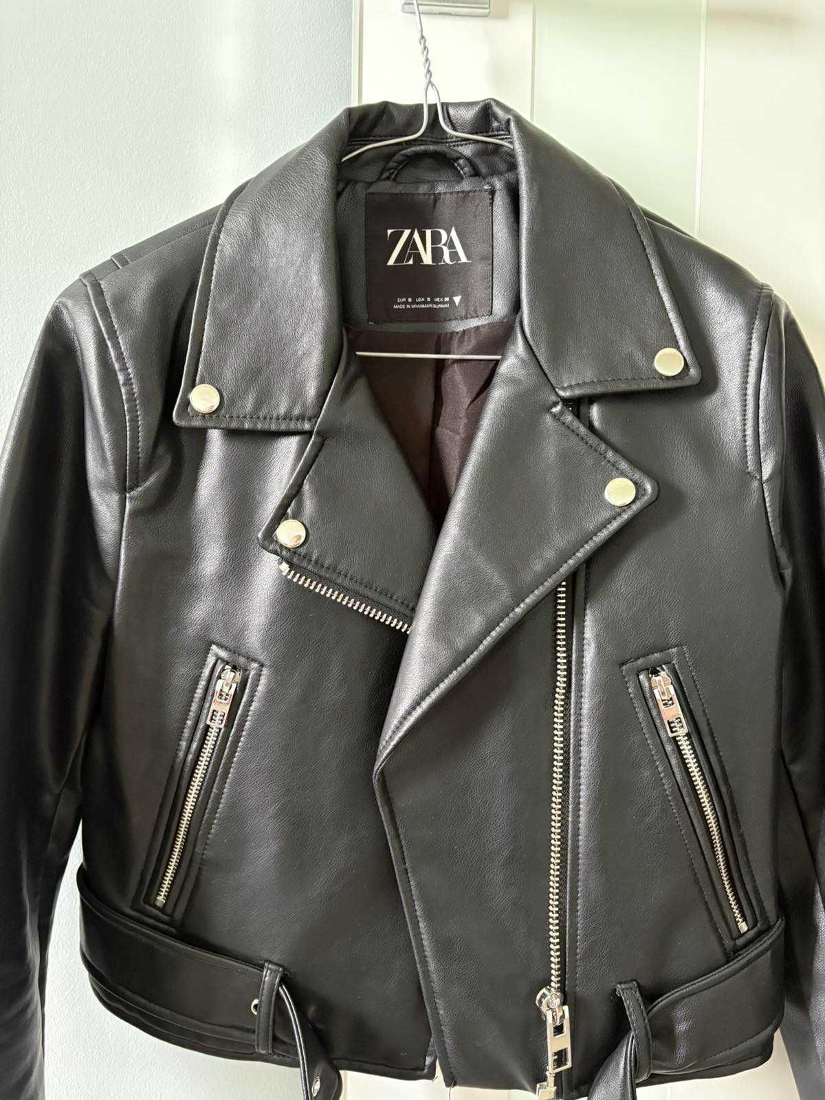 Куртка з еко шкіри від Zara
