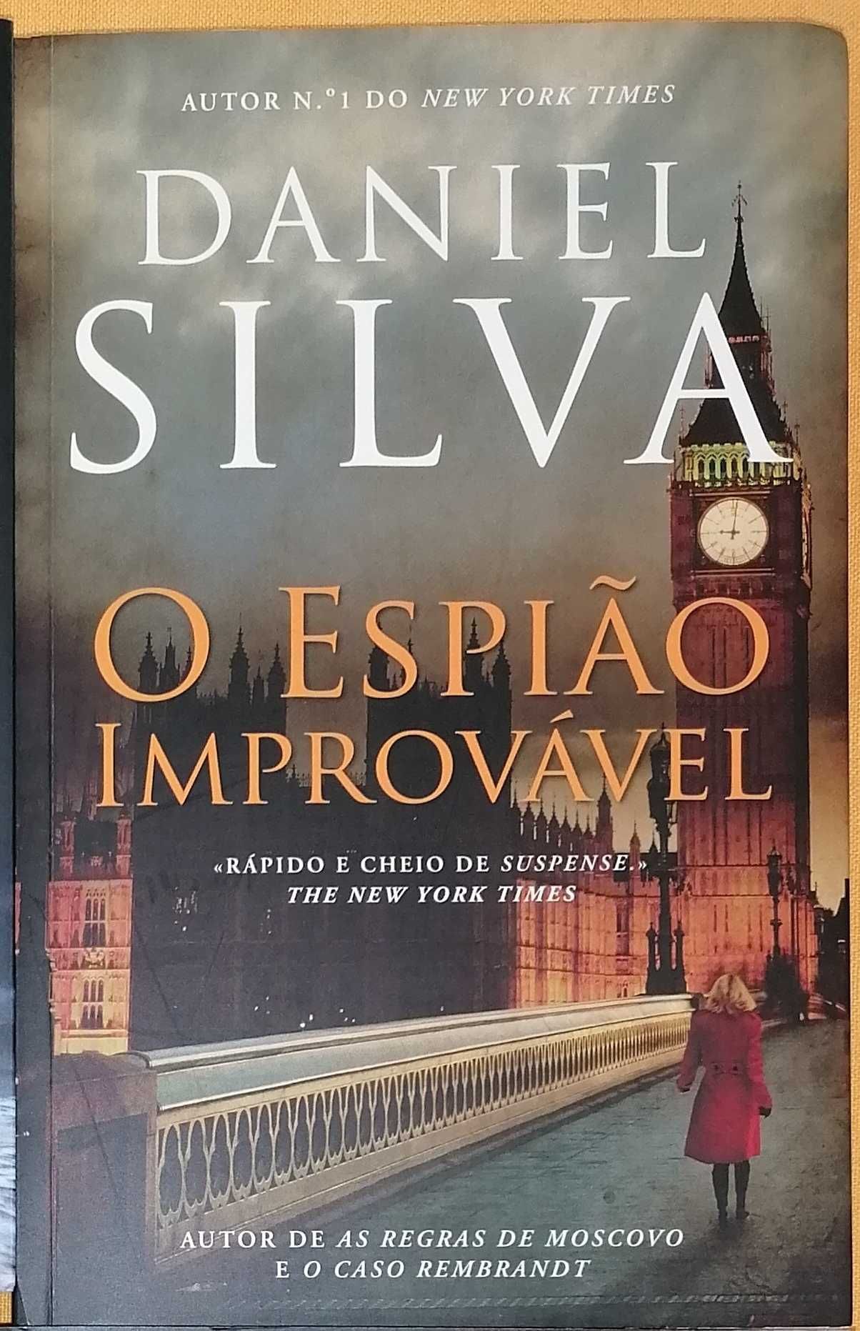 Livros de Daniel Silva, como novos e sem danos.