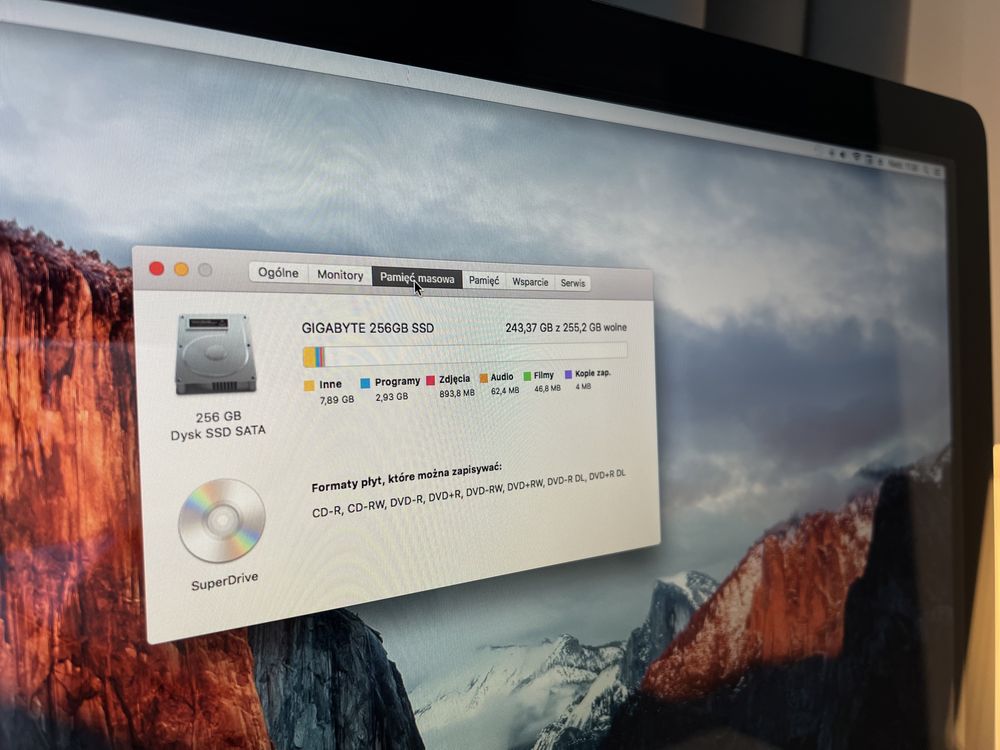 Apple iMac 21,5” A1311 8GB RAM 256GB SSD dysk NOWY zobacz!