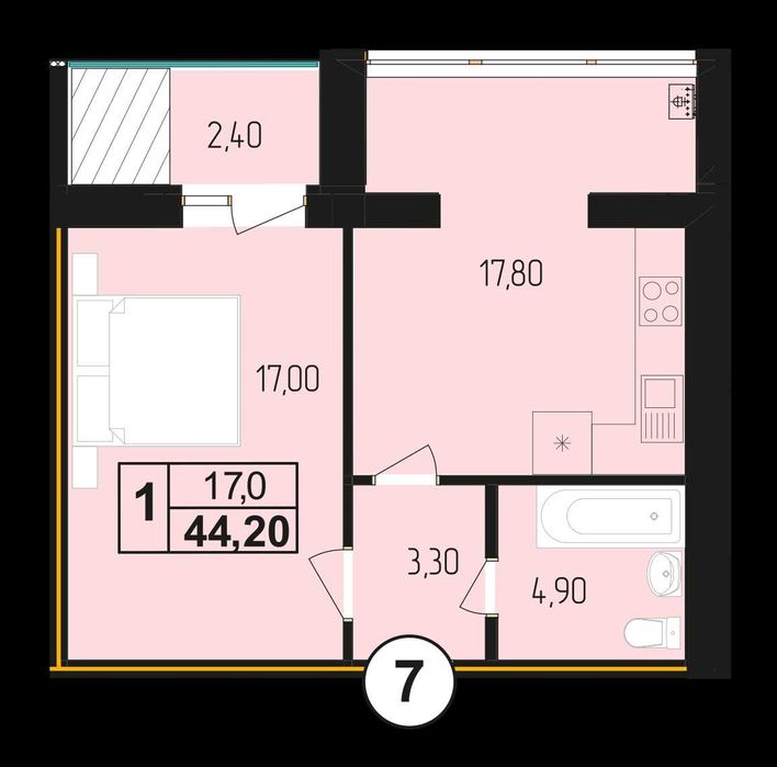 1 кім квартира в новобудові