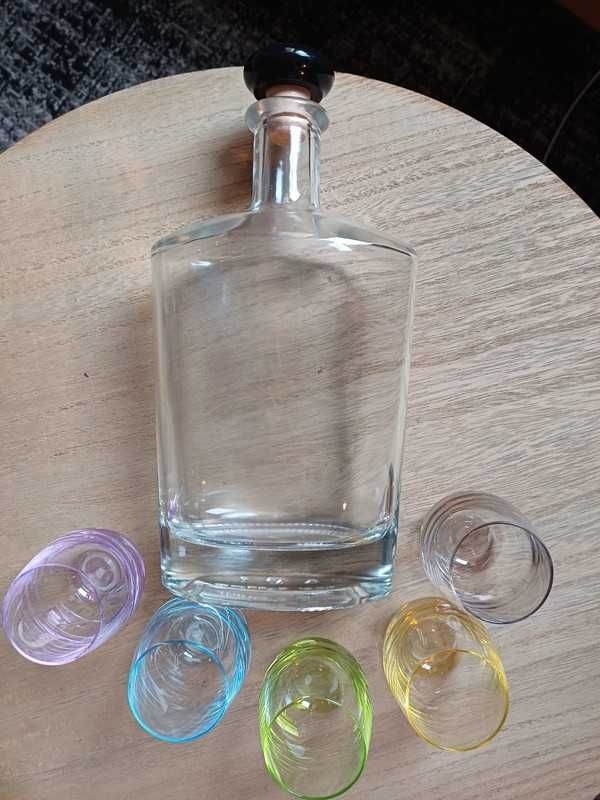 Karafka i 5 kieliszków Crystalex Bohemia