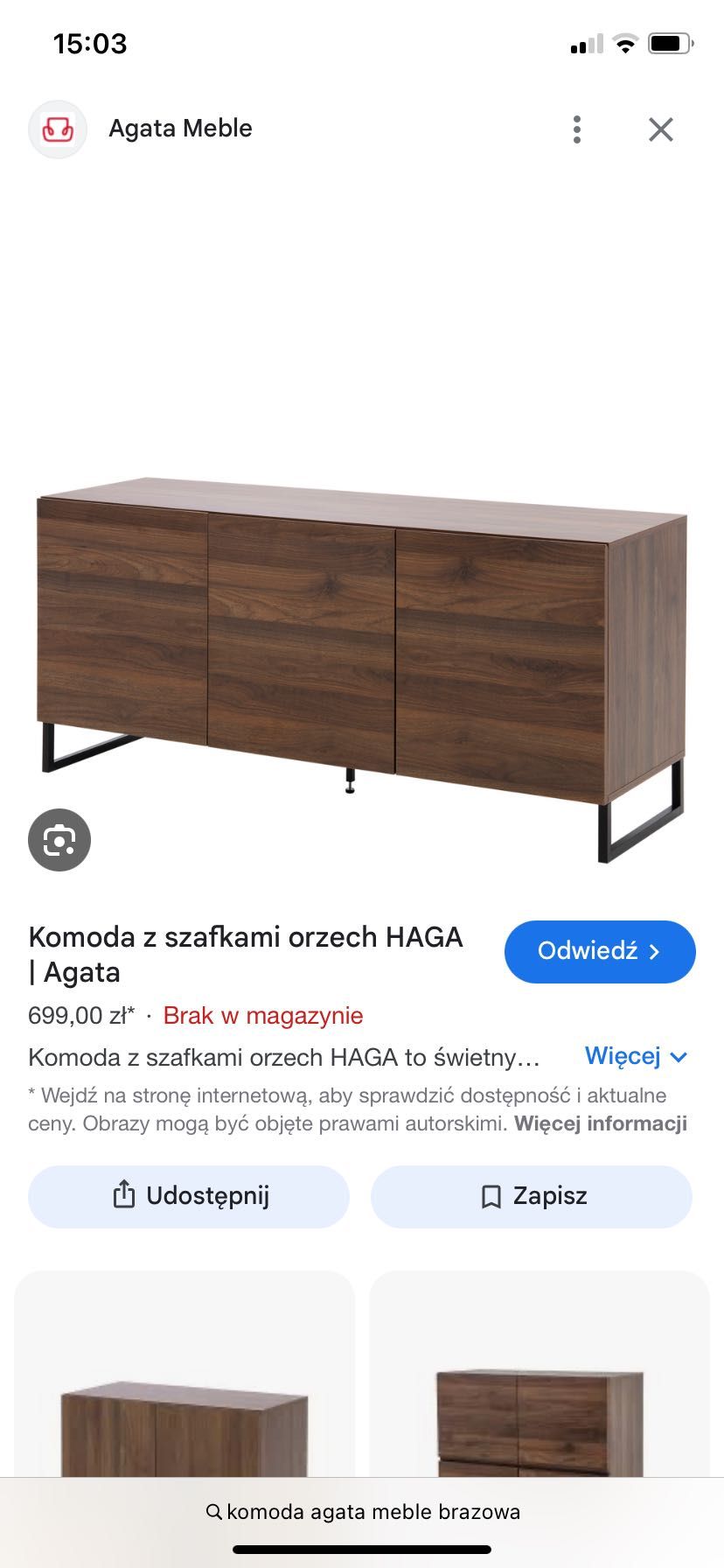 Komoda Agata meble