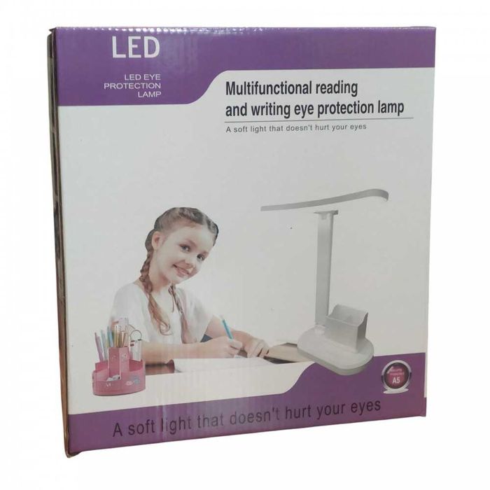 Настольная аккумуляторная LED-лампа BL-A5 с подставкой для гаджетов