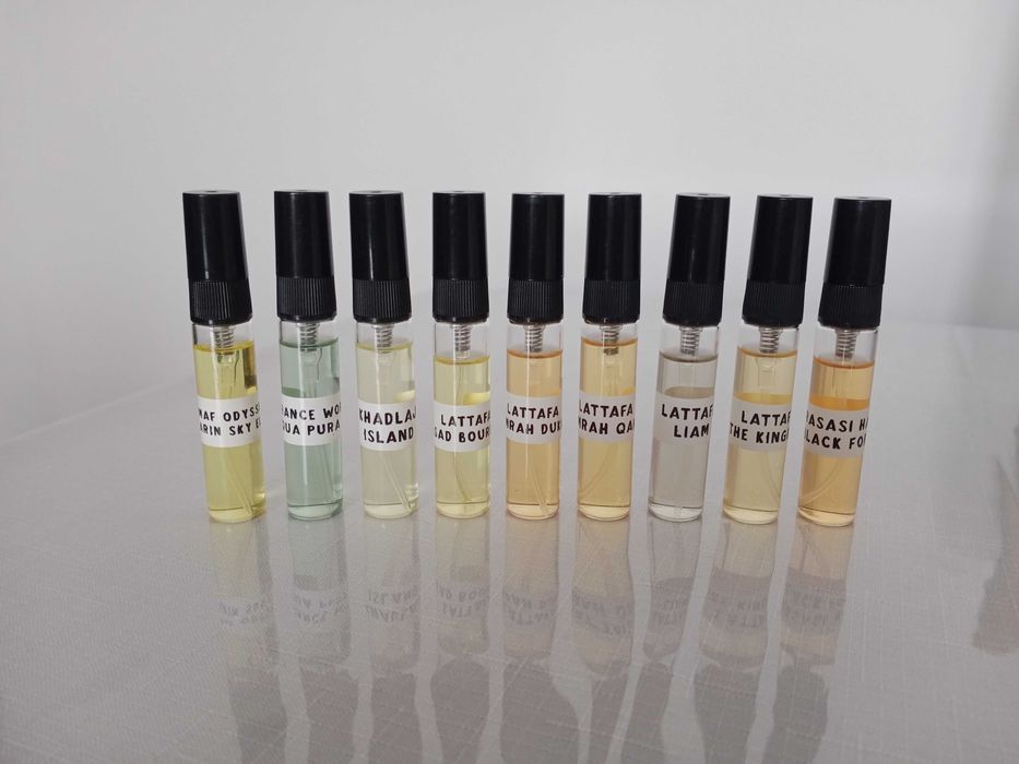 Zestaw męskich perfum arabskich: Armaf, Khadlaj, Lattafa, Rasasi