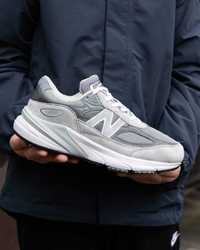 Чоловічі кросівки Нью Беланз/New Balance 990v6 Grey White 39-45 розмір