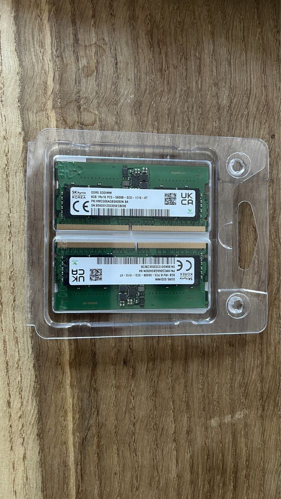 Оперативна память ddr5 SODIMM 16gb(8+8) 5600мгц
