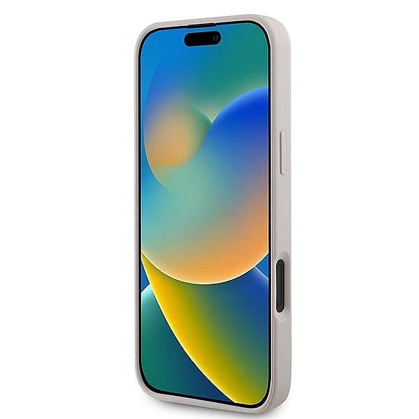 Etui Guess 4G Bottom Stripe na iPhone 16 Plus 6.7" - różowe