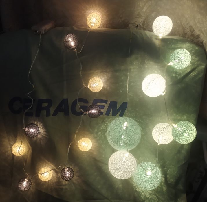 Lampki LED, kule, dwa zestawy, 10xled i 8xled