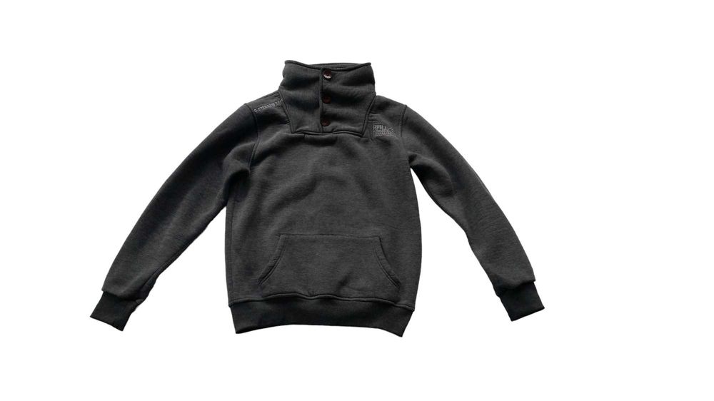 G Star Raw szara bluza polar golf kangurka