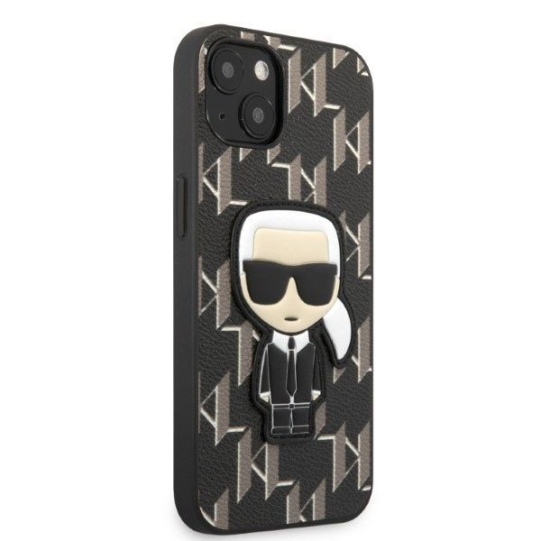 Etui Karl Lagerfeld Monogram Ikonik Patch dla iPhone 13 Mini 5,4"