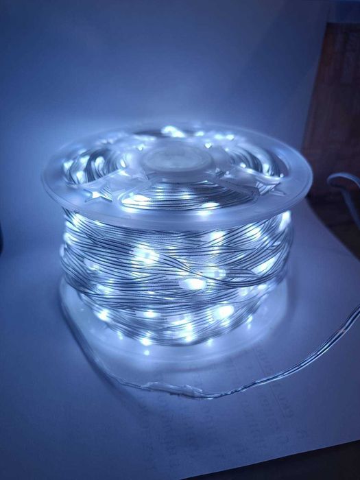 Гірлянда Феєрія 800 LED біла 100 метрів