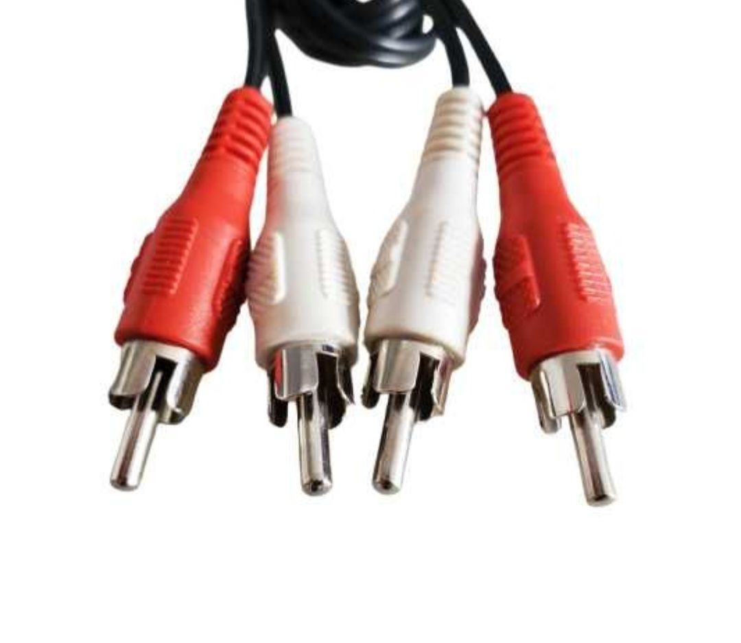 Kabel połączeniowy audio 2xRCA-2xRCA 1.25 m