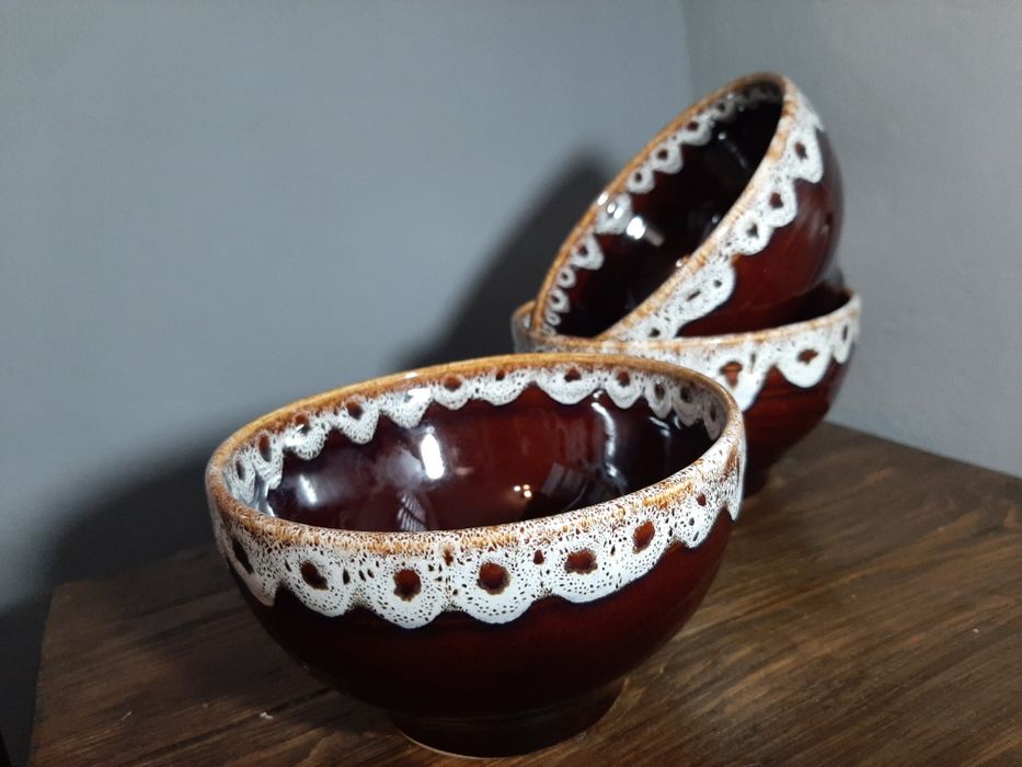 6 керамічних мисок глубоких