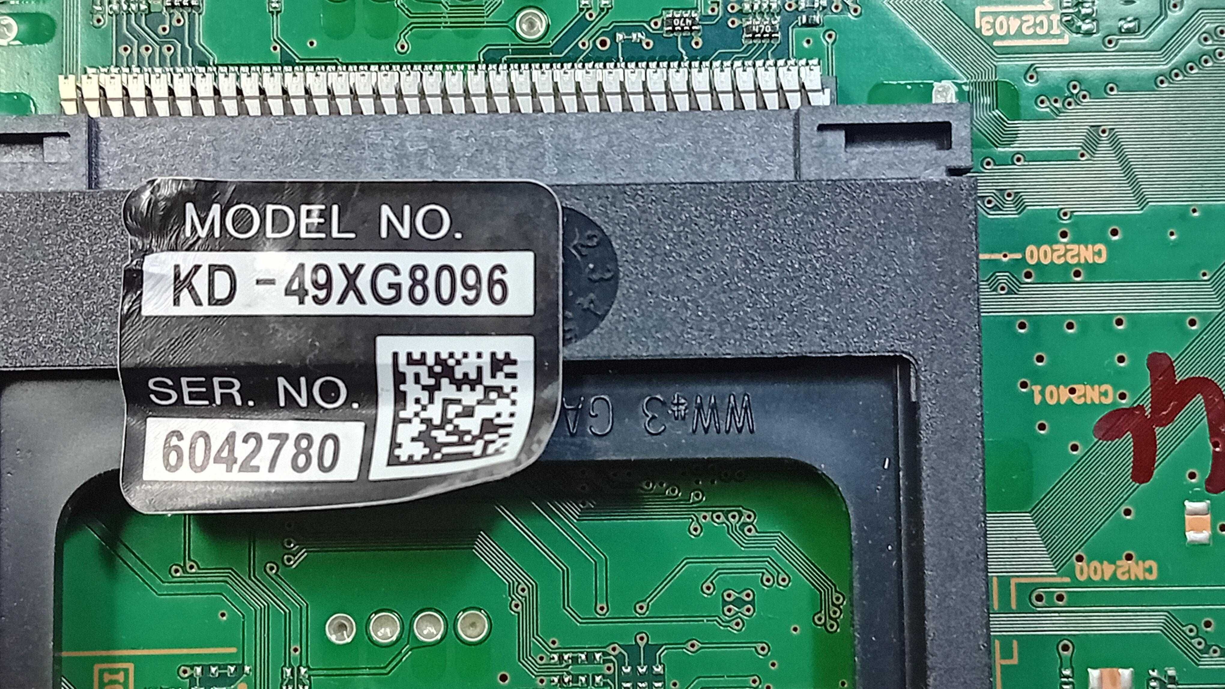 placa vidio tv SONY  49xg8096