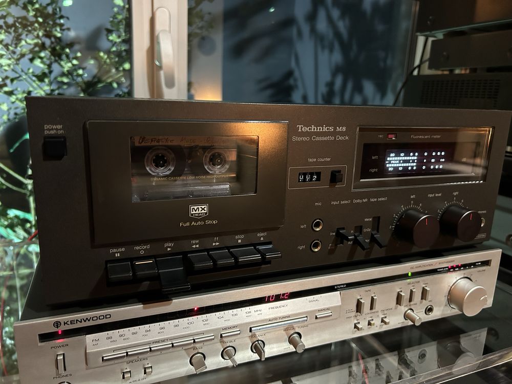 Deck de cassetes Technics M8, em otimo estado, todo revisto.