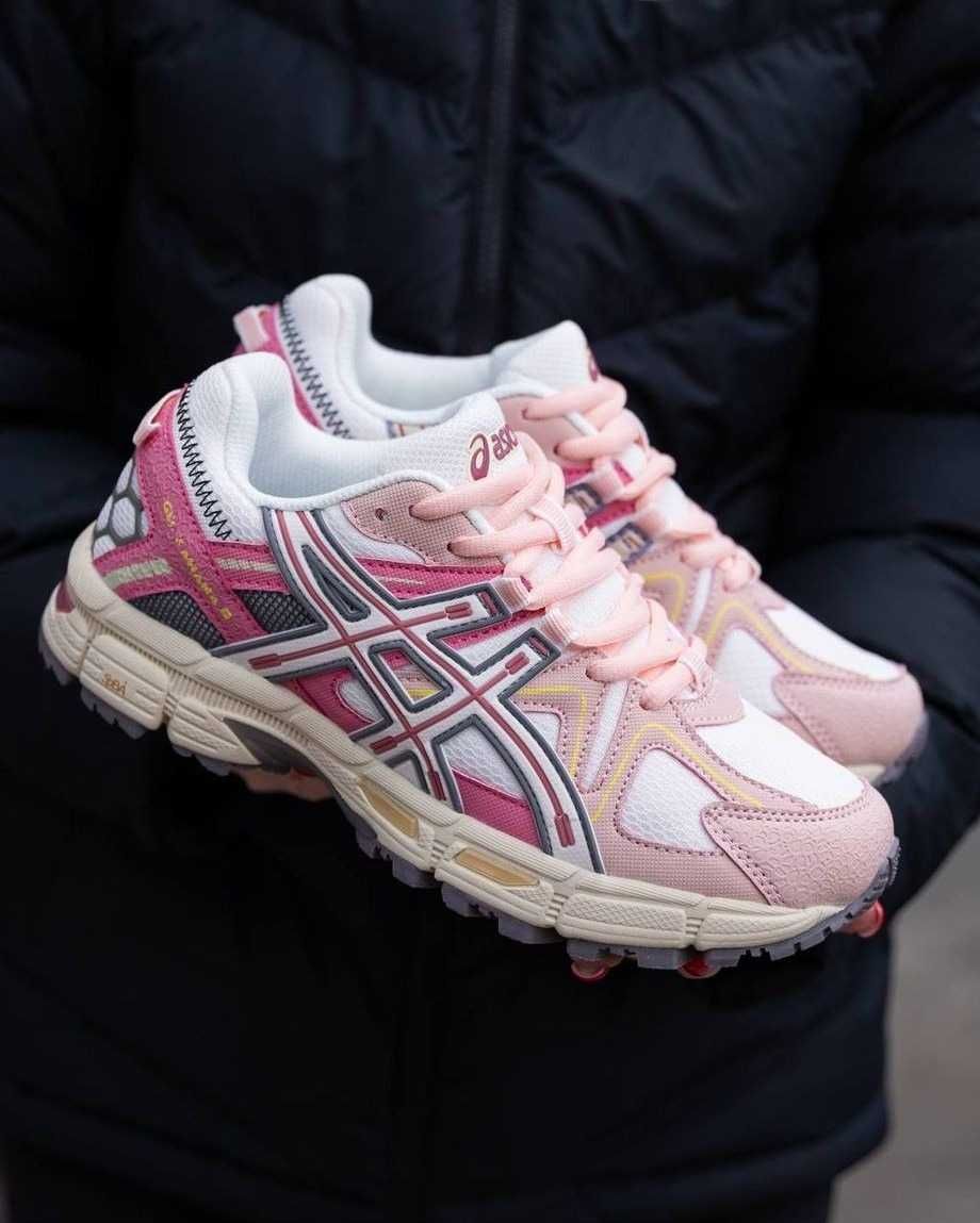 Кроссовки Асикс Gel-Kahana 8 Beige Pink/Жіночі Кросівки Асікс Кахана