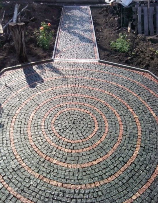 Укладання Бруківки Укладка Брусчатки