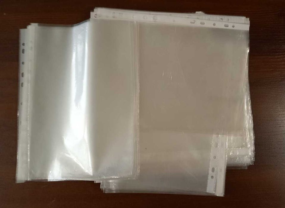 Файлы канцелярские А4 б/у - набор 160 штук