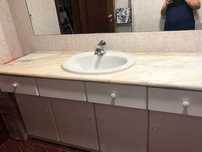 Vendo Bancada em mármore, lavatório, bidé, sanita com tanque