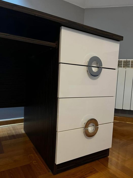 Biurko BRW Biale lakierowane