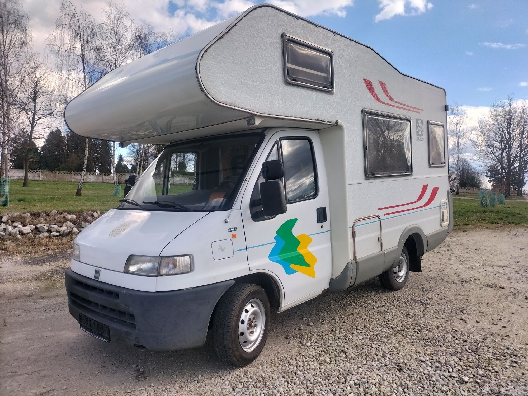 Fiat Ducato KNAUS camper,kamper  6 osobowy,WC,markiza,prysznic.