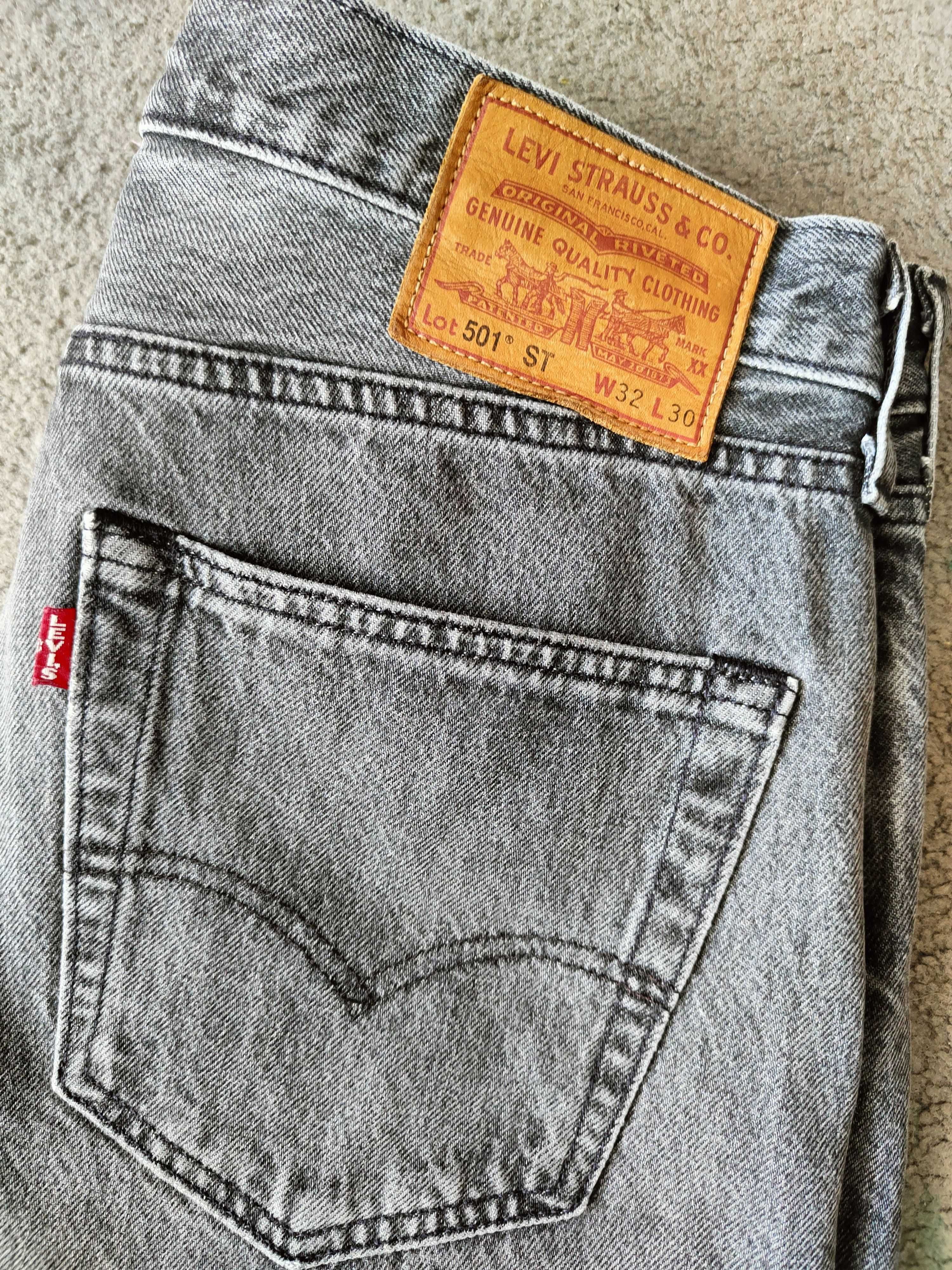 Męskie spodnie Levi Strauss 501 rozmiar W32 L30 32/30 Levis Premium