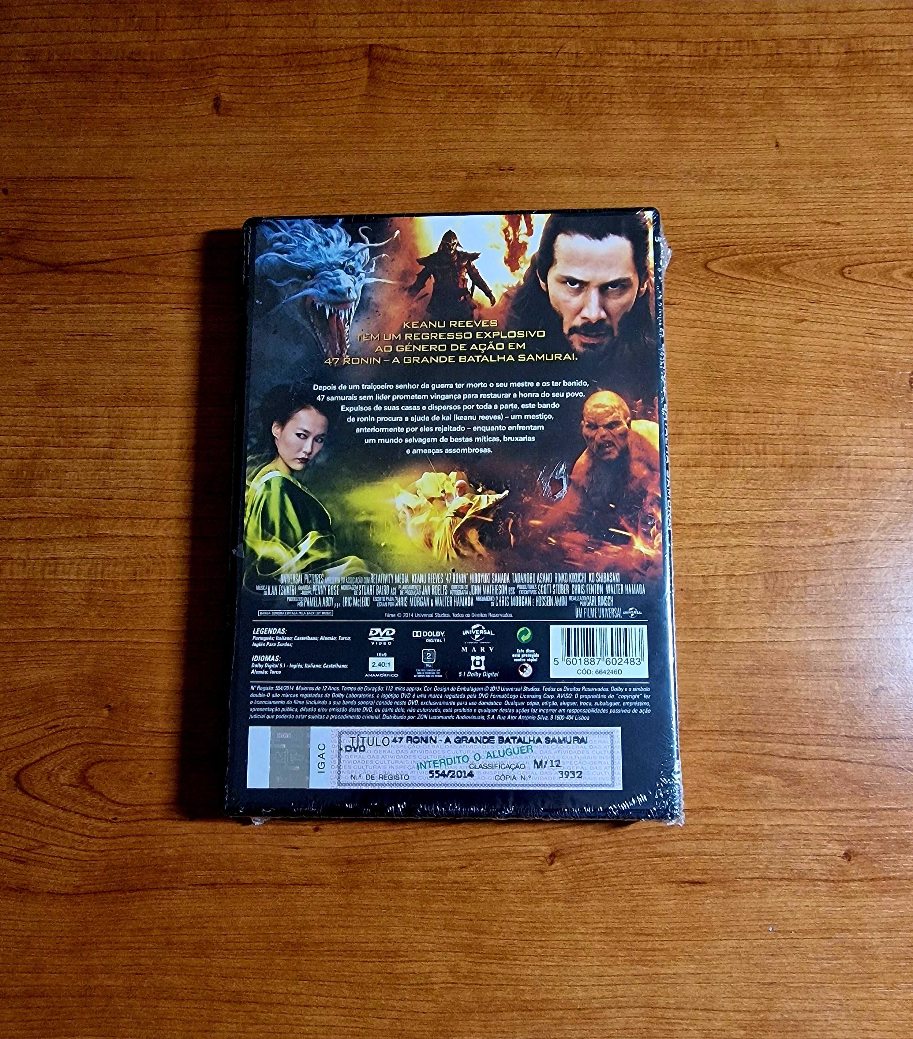 47 RONIN: A Grande Batalha Samurai (Keanu Reeves/Hiroyuki Sanada) NOVO