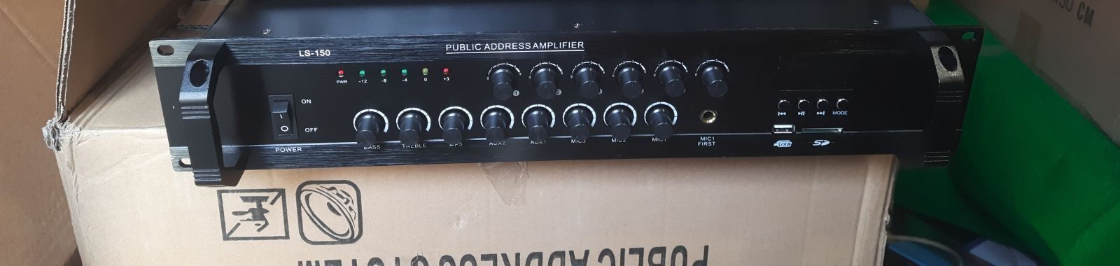 Підсилювач трансляційний BIG Sky Sound AMC Berg Younasi 100W 6 зон рег