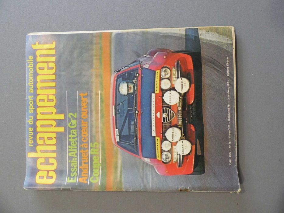 Revista Echappement, 1975