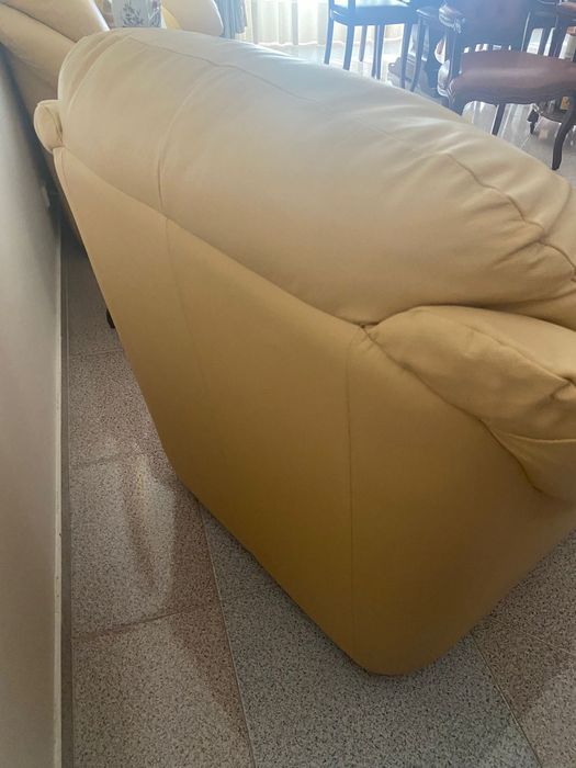 Sofas de pele genuína