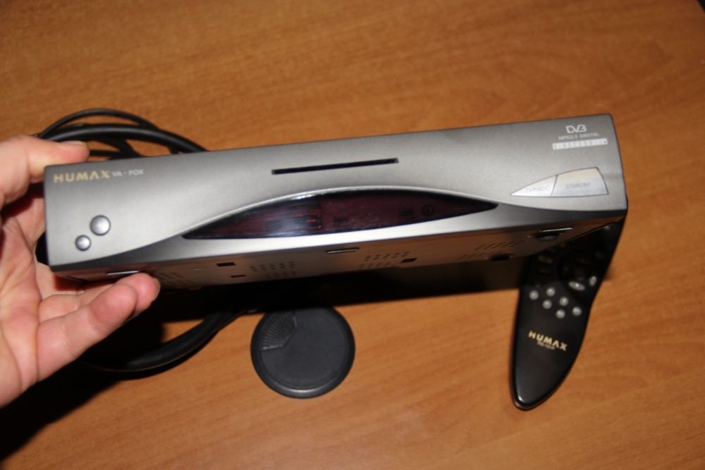 Humax VA-FOX DV3 ресівер супутник (Корея) пульт, кабель Scart-Scart 1м