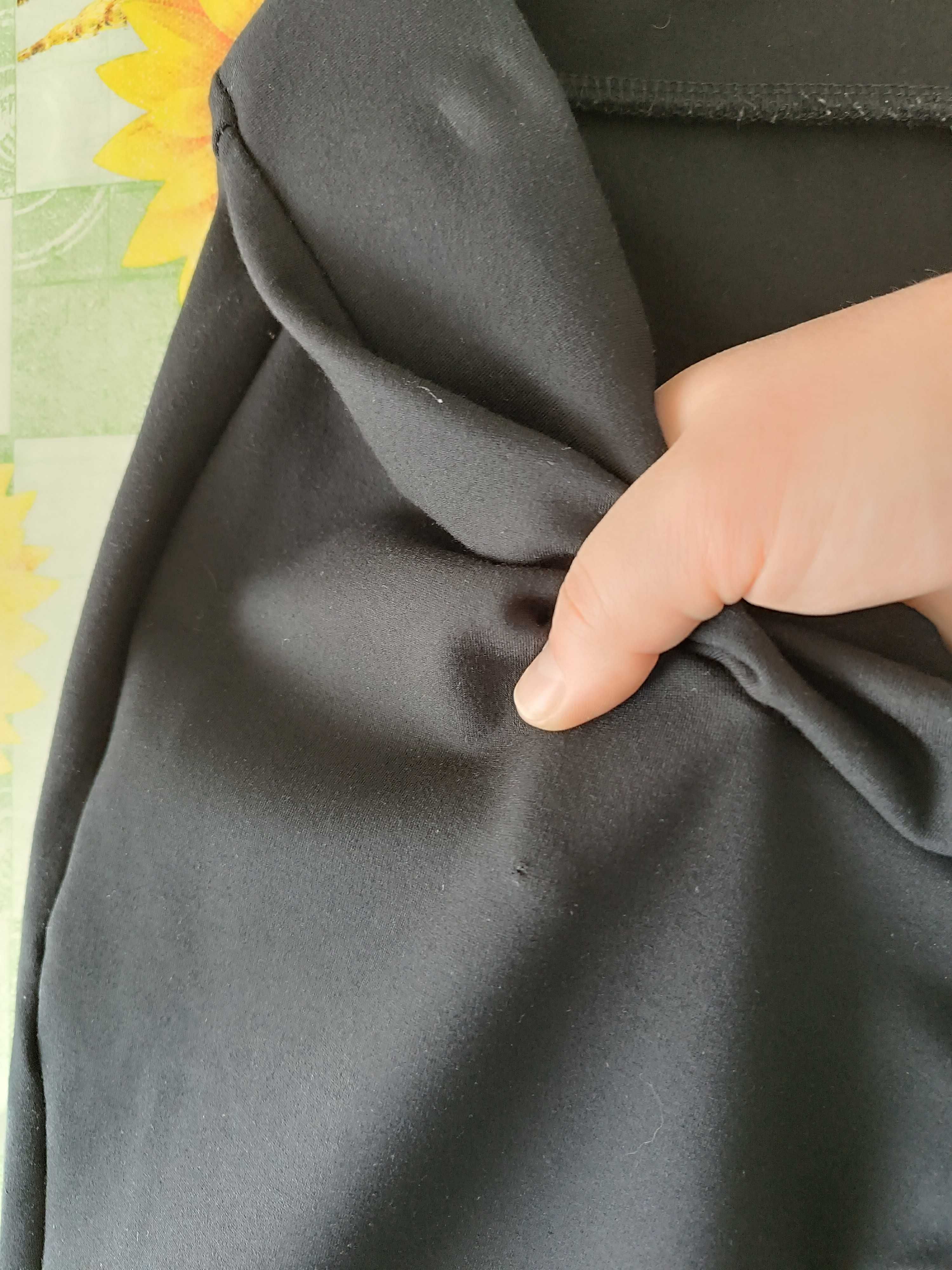 р 16 / 50-52 стрейчові вузькі скінні штани чорні штани з компресією
