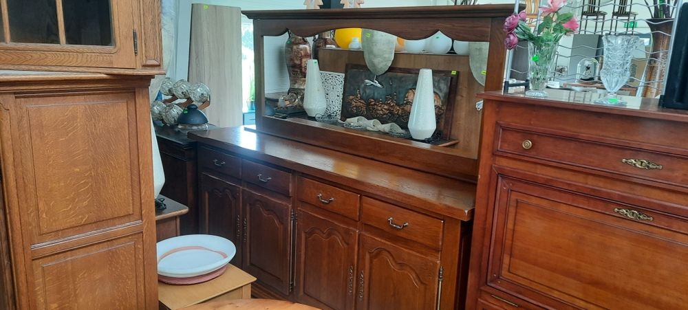 Dębową komoda z lustrem RATY